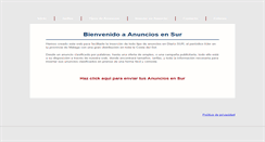 Desktop Screenshot of anunciosensur.com